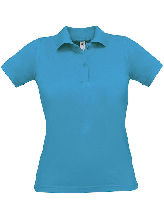 B&C Safran Pure Women Women's Short Sleeve Promotional Blouse Atoll