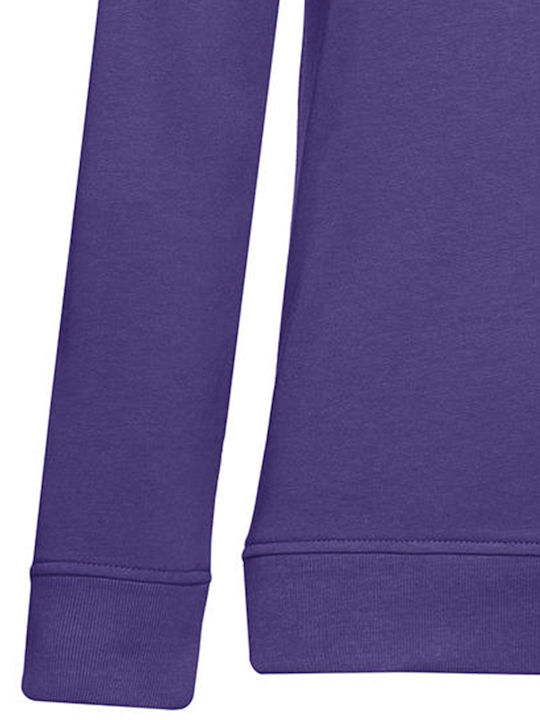 B&C Women's Long Sleeve Promotional Sweatshirt Radiant Purple