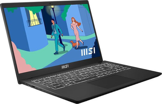 MSI Modern 15 B7M 15.6" FHD (Ryzen 5-7430U/16GB/512GB SSD/W11 Home) Classic Black (GR Keyboard)