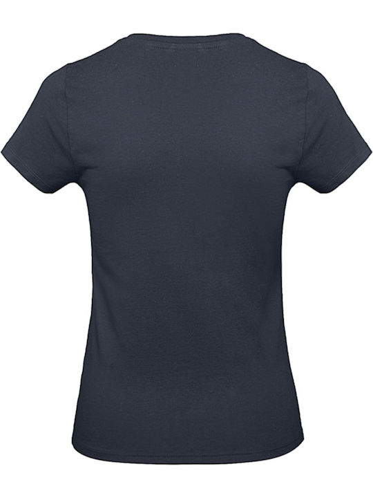 B&C Women's Short Sleeve Promotional T-Shirt Navy Blue