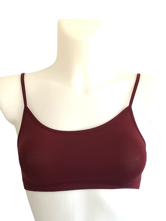 Women's Bra Burgundy