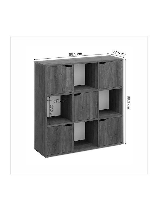Bookcase Bookel Sonoma Shade 88.5x27.5x89.3cm