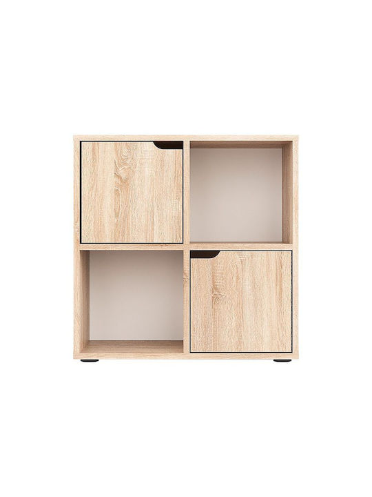 Βιβλιοθήκη Bookel Sonoma Απόχρωση 59.6x27.5x60.4εκ.