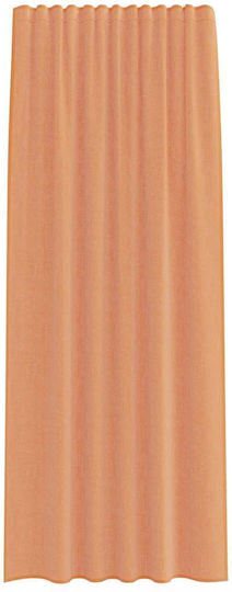 vidaXL Set Vorhänge mit Bleistiftfalten Orange 140x245cm