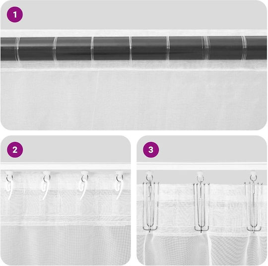 vidaXL vidaXL Set Vorhänge Fenster mit Bleistiftfalten Beiges 140x245cm
