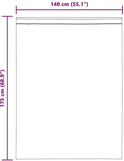 vidaXL Set Vorhänge Fenster mit Obere Registerkarte Voile Beige 140x175cm