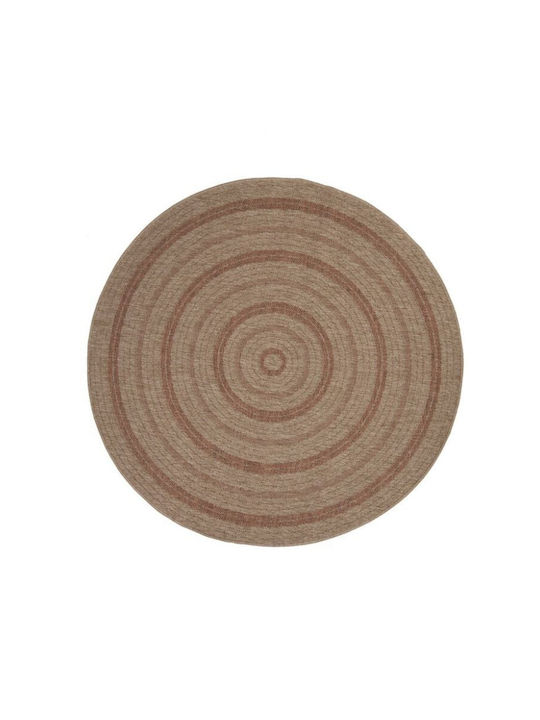 Royal Carpet Avanos 8863 Rug Outdoor Round Wicker Tobacco