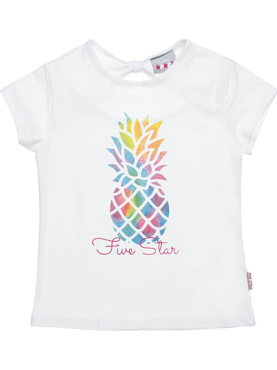 Kids' Set with Leggings Summer 2pcs White
