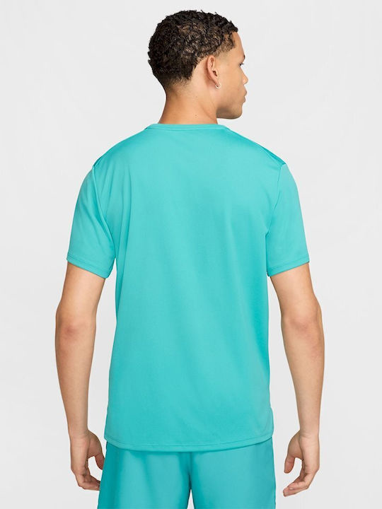 Nike Dri-FIT Miler Dri-Fit T-shirt Τιρκουάζ