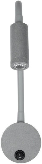 GloboStar Monos LED Alb Cald Spot în Culoare Gri
