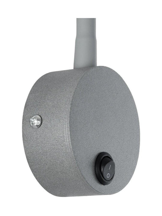 GloboStar Einzel LED Warmes Weiß Spot in Gray Farbe