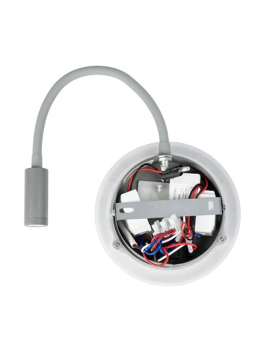 GloboStar Single LED Warm White Spot in Gray Color