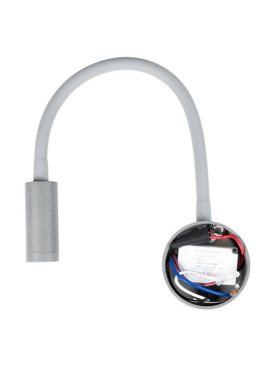 GloboStar Einzel LED Warmes Weiß Spot in Gray Farbe