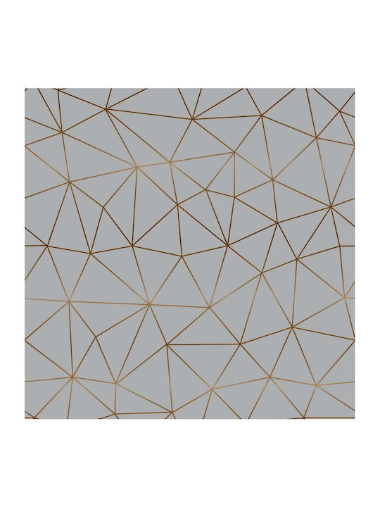 Decorative Furniture Sticker Linear Design Tico Gold 3468193m 67.50cm X 2m