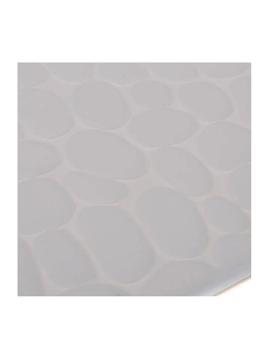 Bakaji Αντιολισθητικό Πατάκι Μπάνιου Microfiber 02840698 Λευκό 60x40εκ.