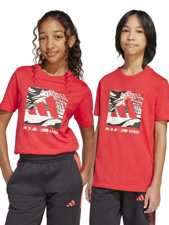 adidas T-shirt Κόκκινο adidas T-shirt Κόκκινο