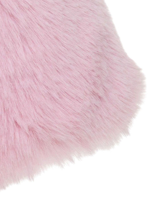 Kids' Fur with Hood Pink