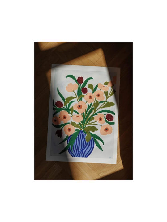 Poster A4 Poster Club Cerulean Still Life High Quality 265g Coated Paper