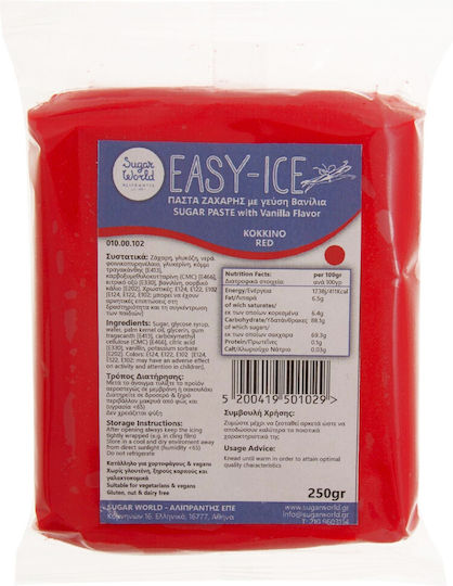 Sugarworld Sugarpaste Gluten Free 250gr Blue