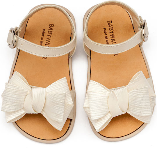 Babywalker Ecru Baptism Sandals