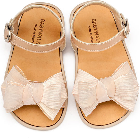 Babywalker Christening Pink Sandals for Girls BS3592