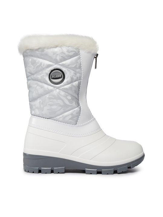 Snow Boots Nancy Camouflage White