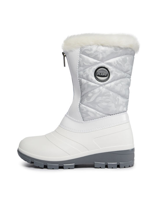 Snow Boots Nancy Camouflage White