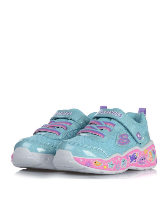 Παιδικά Sneakers με Σκρατς Τιρκουάζ