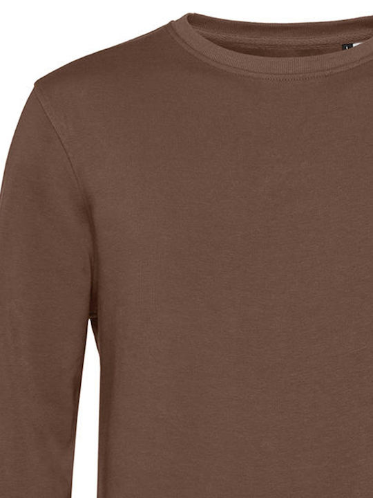 B&C Men's Long Sleeve Promotional Sweatshirt Mocha B&C Men's Long Sleeve Promotional Sweatshirt Mocha