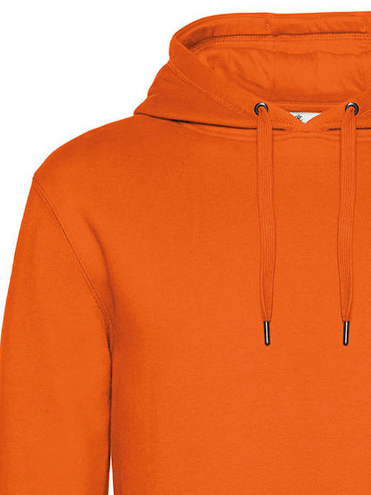 B&C Pure Men's Long Sleeve Promotional Sweatshirt Pure Orange