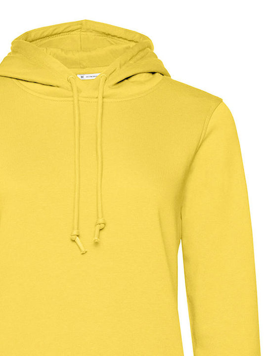 B&C Women's Long Sleeve Promotional Sweatshirt Yellow Fizz