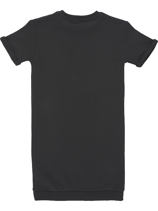 Children's Dress Short Sleeve Black