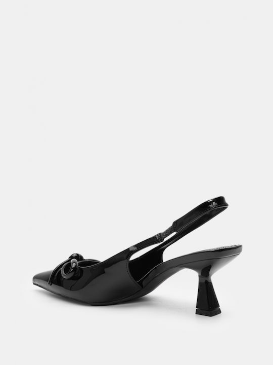 Luigi Pointed Toe Black Heels