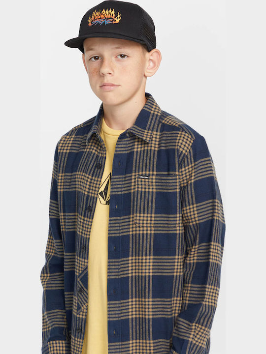 Volcom Παιδικό Καπέλο Jockey Υφασμάτινο Cheese Μαύρο