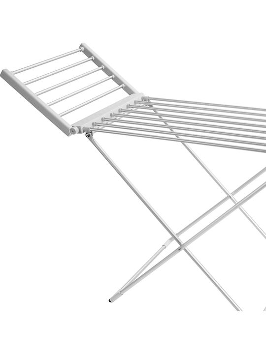 Bakaji Aluminum Folding Electric Floor Clothes Drying Rack 260W 148x53cm