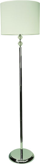Inlight 45360 Floor Lamp H177xW40cm. with Socket for Bulb E27 Chromium