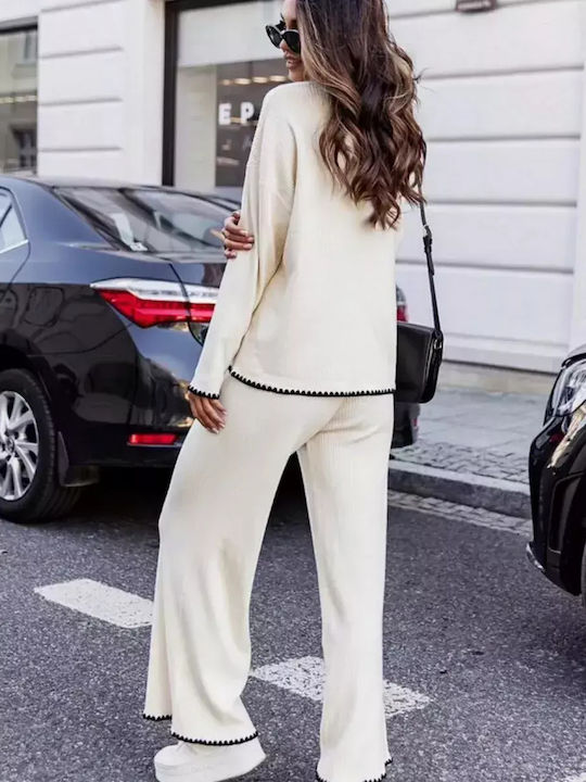 Women's Beige Set with Pants