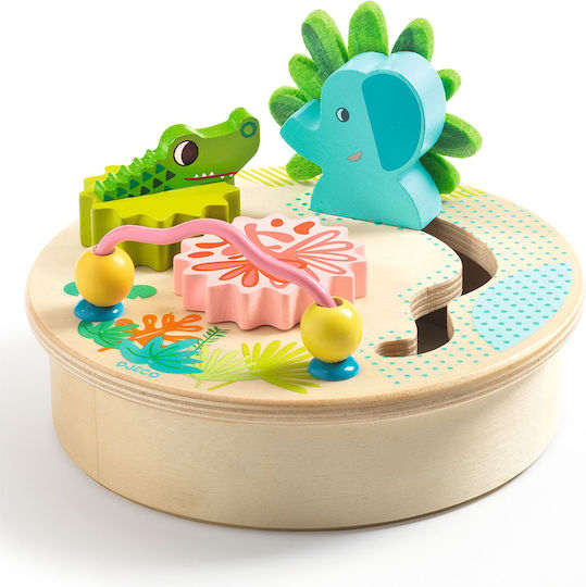 Djeco Mini Animal Activity Center MultiSmall aus Hölzernes für 12+ Monate