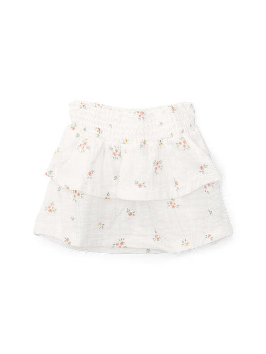 Little Dutch Kids Skirt Floral White