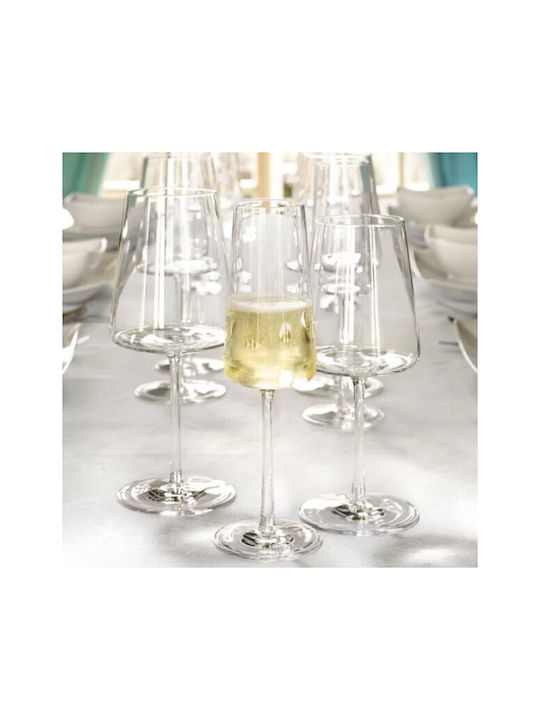 Stolzle Lausitz Set de pahare de sampanie / Vin alb din Cristal Cu picior 240ml 6buc
