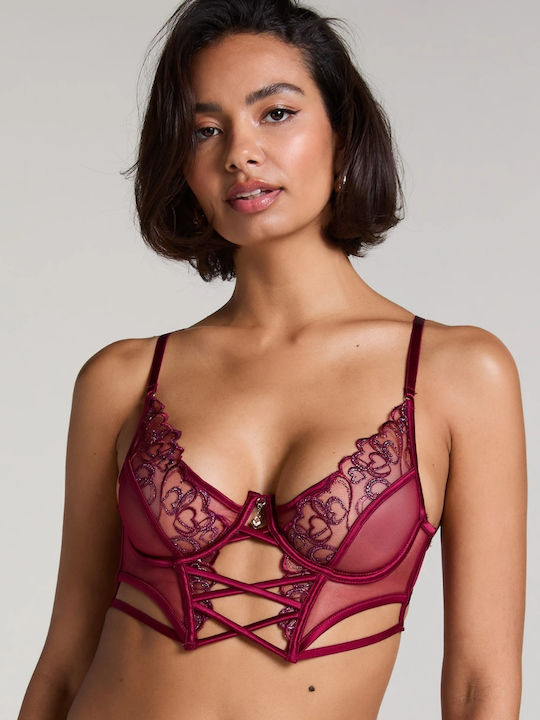 Hunkemöller Bra without Padding Underwire Beet Red