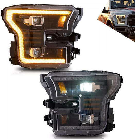 Vland Front Light LED Ford F 150 14-17