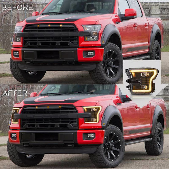 Vland Front Light LED Ford F 150 14-17