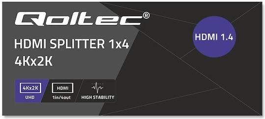 Qoltec Splitter 51798 5901878517988