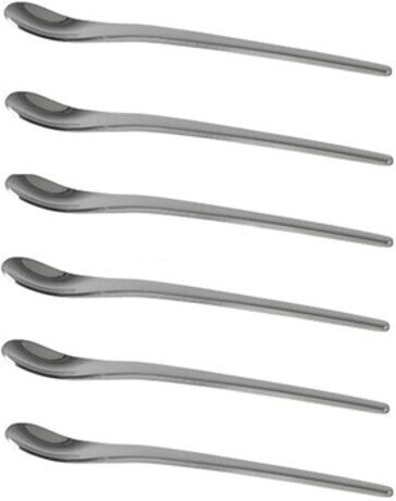 Joe Frex Ses6 Καφέ/Τσαγιού Ανοξείδωτα Ασημί 10.8cm 9001350000 6τμχ