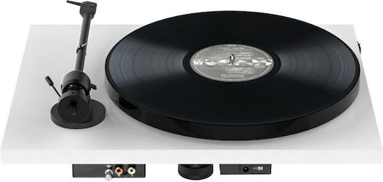 Pro-Ject Audio E1 + Ortofon OM 5e Πικάπ με Belt Drive και Προενίσχυση Λευκό