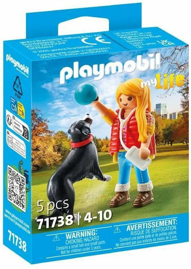 Playmobil MyLife Woman With Bernese Mountain Dog for 4-10 years old