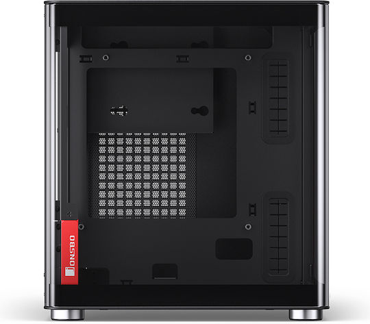 Jonsbo TK-0 Gaming Mini Tower Computer Case with Side Window Black
