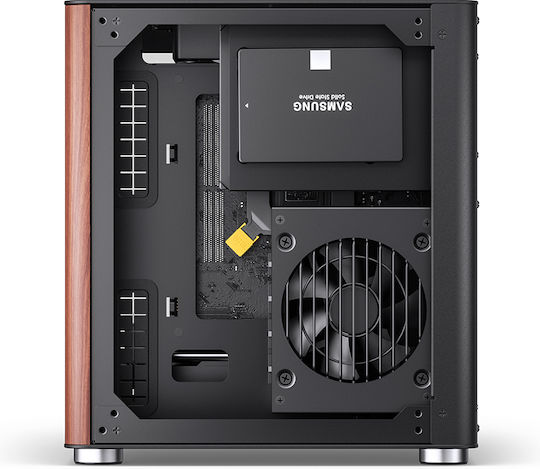 Jonsbo TK-0 Gaming Mini Tower Computer Case with Side Window Black