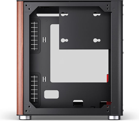 Jonsbo TK-0 Gaming Mini Tower Computer Case with Side Window Black